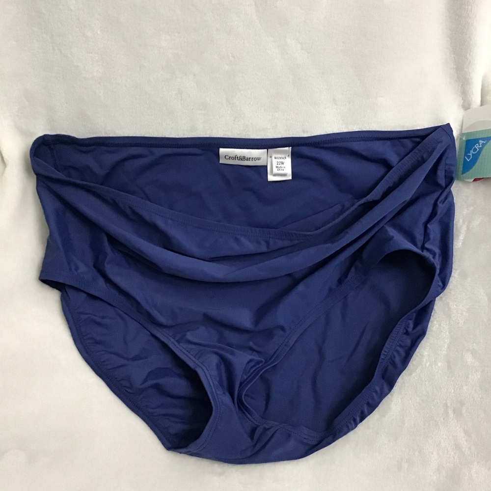 Plus Sized Croft & Barrow Swim Bottoms